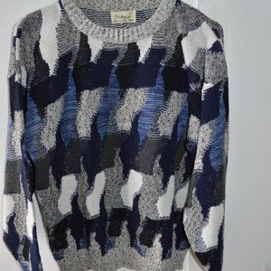 Protege Coogi Style Sweater Cosby 90s Retro Medium Graphic Abstract Made in USA